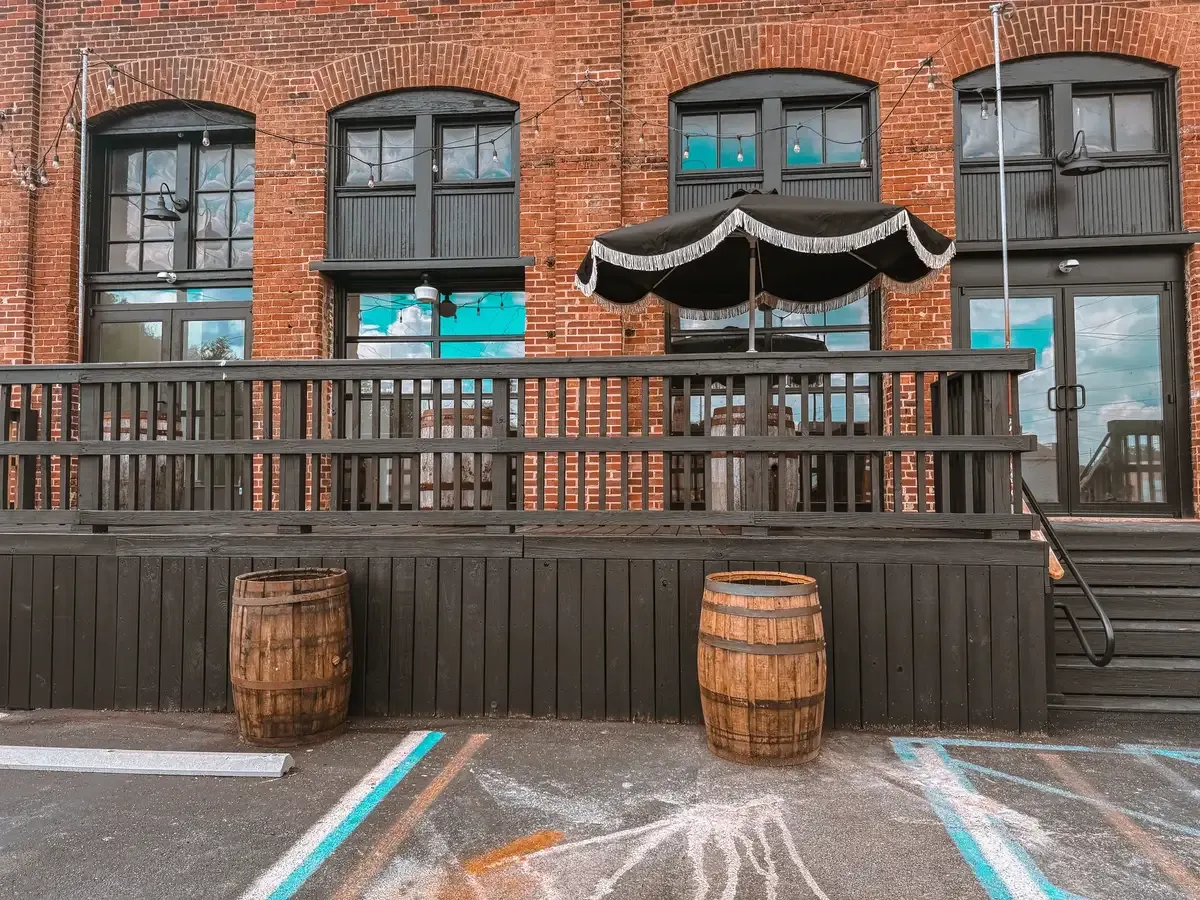 The Prohibition Patio at 24 Shelby, an outdoor option for family reunions and parties in downtown Indianapolis