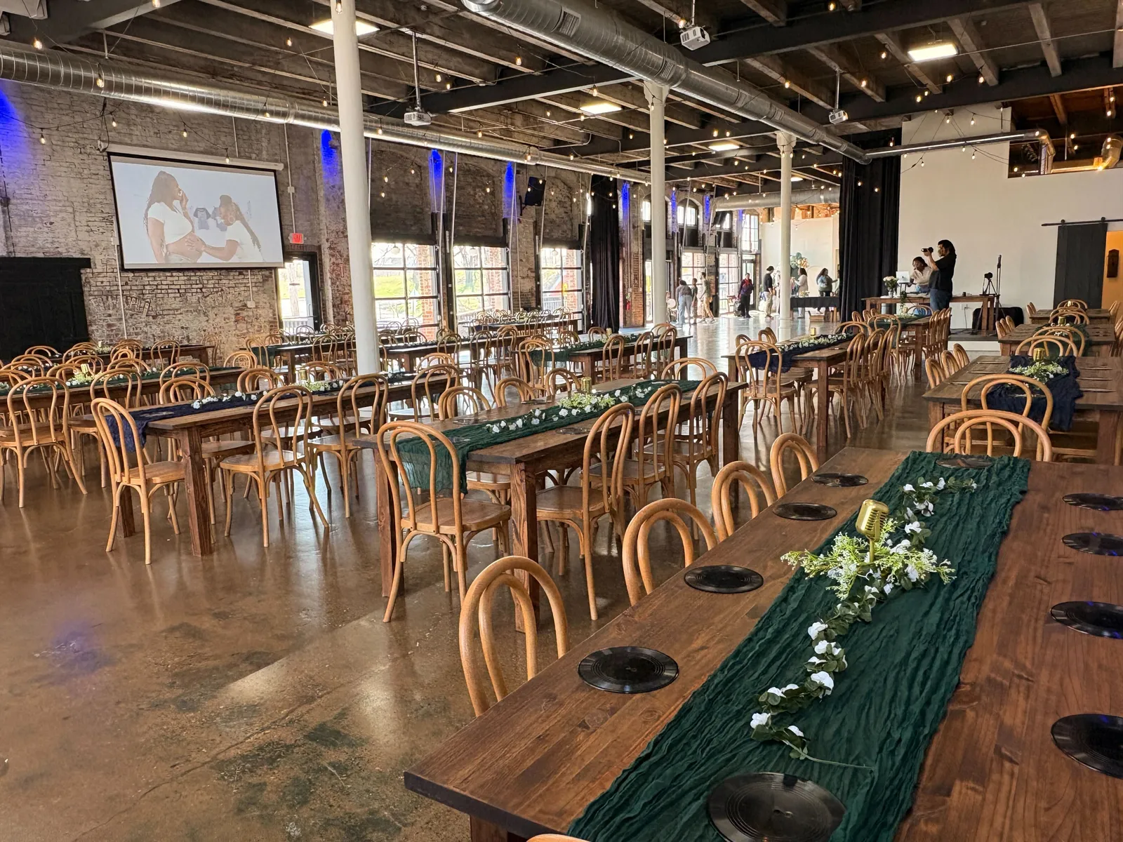 The Edison Room at 24 Shelby set up for an event