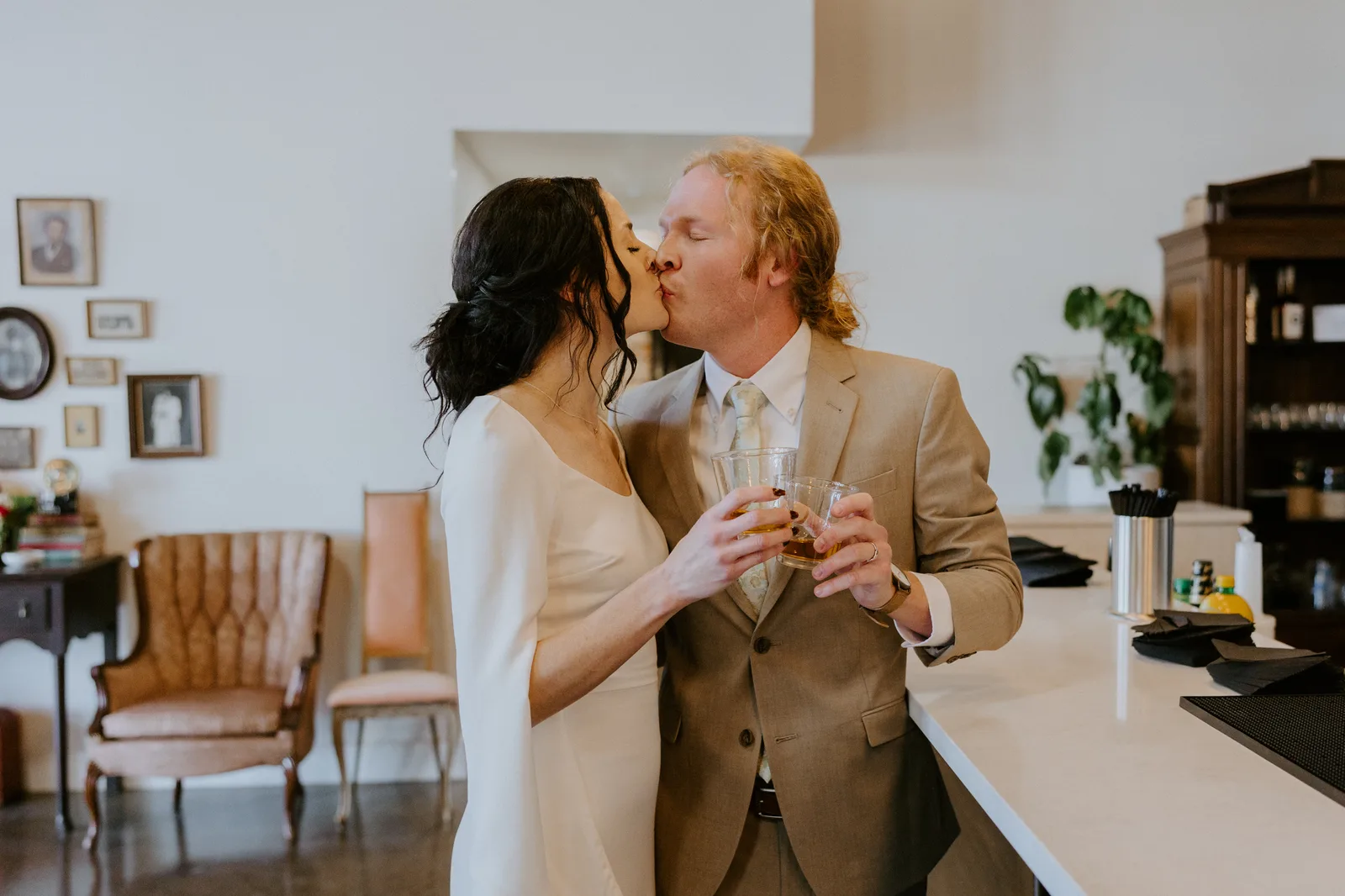 Cocktail hour at the bar at 24 Shelby